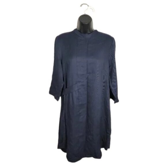 Eve Gravel Dresses & Skirts - Eve Gravel navy blue long sleeve dress size L